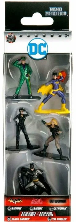 Die-Cast Figures>Batman DC Comics - Series 3 2.5” Nano Metalfigs Die-Cast Figure 5-Pack (Version 1)