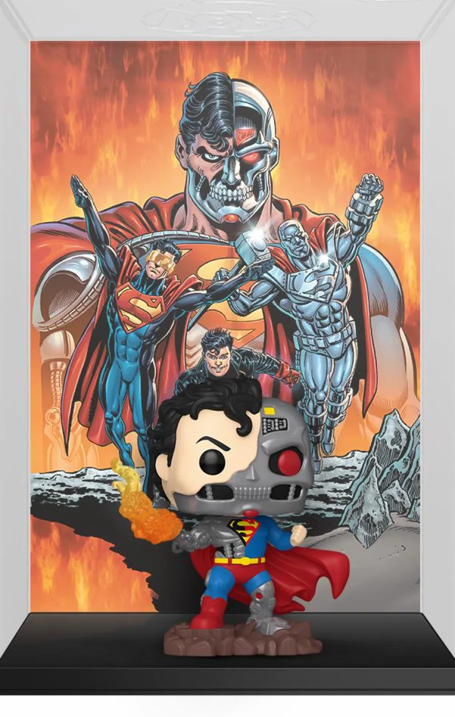 Pop! Covers>DC Comics : Reign of the Supermen - Cyborg Superman Pop! Comic Covers Vinyl Figure
