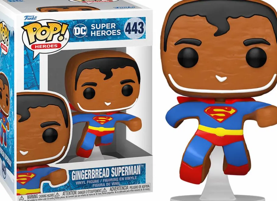 Designer Vinyl>Superman DC Super Heroes - Gingerbread Pop! Vinyl Figure