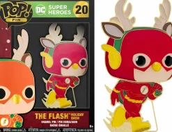 Pop! Home & Accessories>DC Comics DC Super Heroes - The Flash Holiday Dash 4” Pop! Enamel Pin