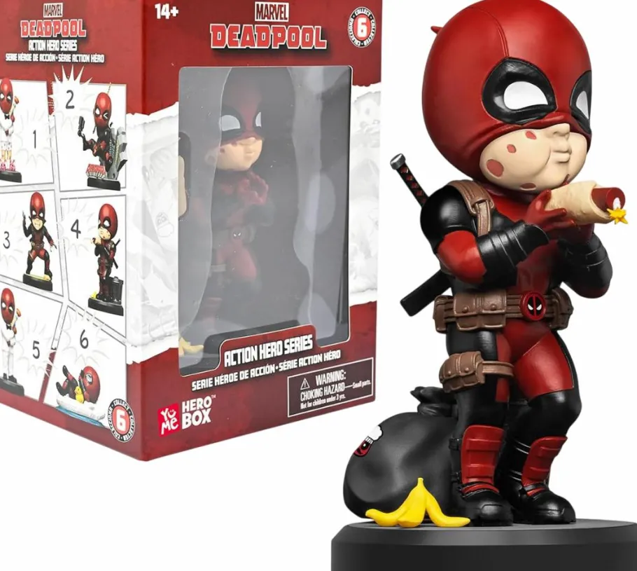 Designer Vinyl>Deadpool - Chimichanga Action Hero Series Hero Box 3" Vinyl Figure