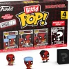 Blind Box>Deadpool - (Bathtime), (Flamenco), (Supper Hero) & Mystery Bitty Pop! Vinyl Figure 4-Pack
