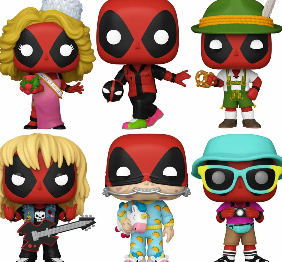 Pop! Bundles>Deadpool - Shenanigans Pop! Vinyl Bundle (Set of 6)