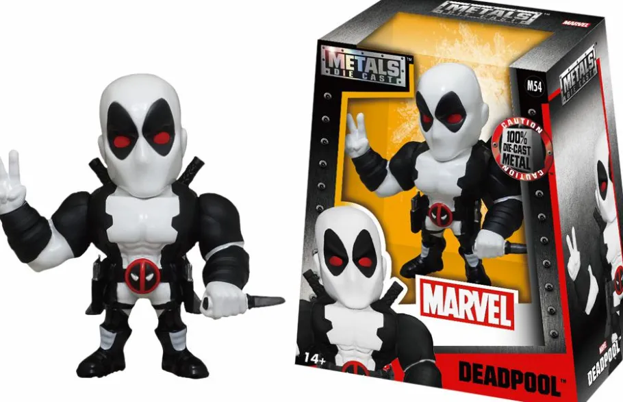 Die-Cast Figures>Deadpool - White X-Force 4" Metals Die-Cast Action Figure