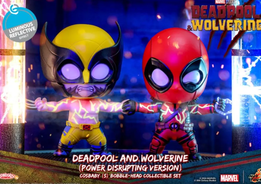 Cosbaby>Deadpool & Wolverine (2024) - & Wolverine (Power Disrupting Version) Cosbaby (S) Hot Toys Figure 2-Pack