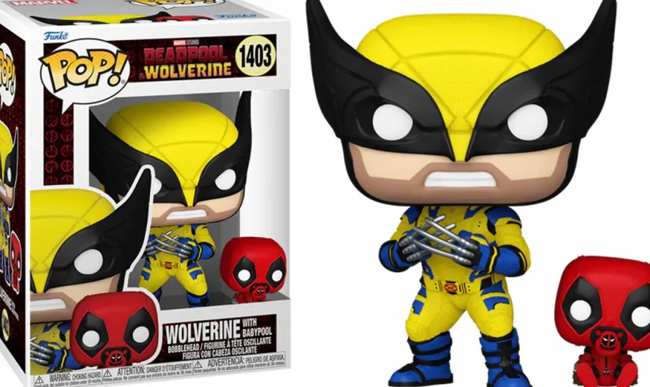 Standard Pop!>Deadpool & Wolverine (2024) - Wolverine with Babypool Pop! Vinyl Figure