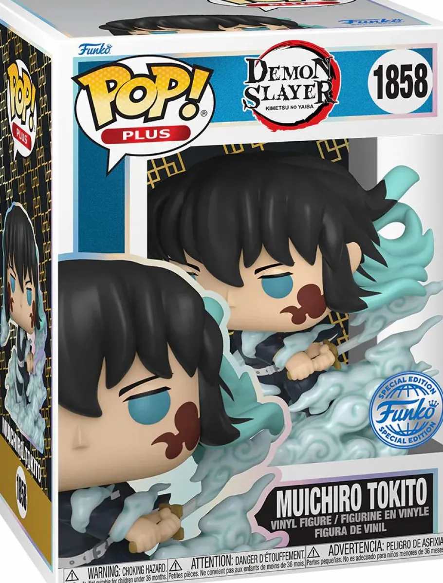 Collector & Mystery Boxes>Demon Slayer - Muichiro Tokito (Mist Breathing) Mystery Box (Includes Muichiro & 3 Exclusive Pop! Vinyl Figures)