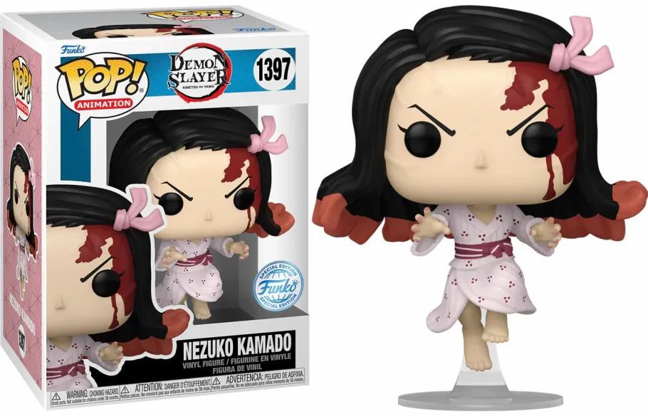 Standard Pop!>Demon Slayer - Nezuko Kamado Leaping Pop! Vinyl Figure