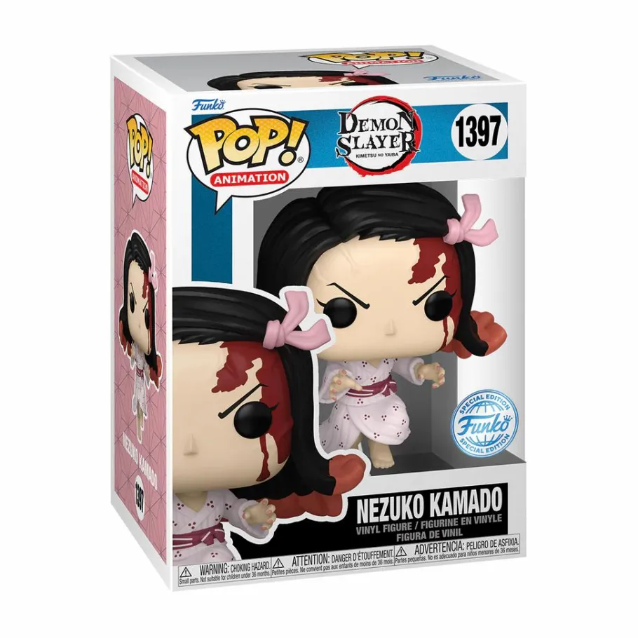 Standard Pop!>Demon Slayer - Nezuko Kamado Leaping Pop! Vinyl Figure