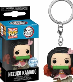 Pop! Keychains>Demon Slayer - Nezuko Kamado Running Pocket Pop! Vinyl Keychain