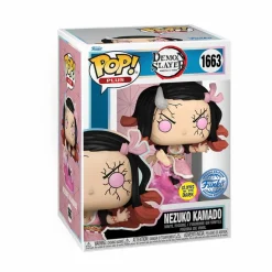 Designer Vinyl>Demon Slayer - Nezuko Kamado Glow-in-the-Dark Pop! Plus Vinyl Figure (Popcultcha Exclusive)