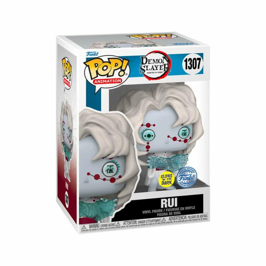 Pop! & Tee Sets>Demon Slayer - Rui Glow-in-the-Dark Pop! Vinyl Figure & T-Shirt Box Set