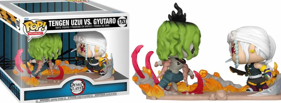 Pop! Moments>Demon Slayer - Tengen Uzui vs. Gyutaro Pop! Moment Vinyl Figure