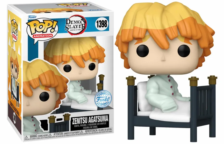 Standard Pop!>Demon Slayer - Zenitsu Agatsuma Recovering Pop! Vinyl Figure