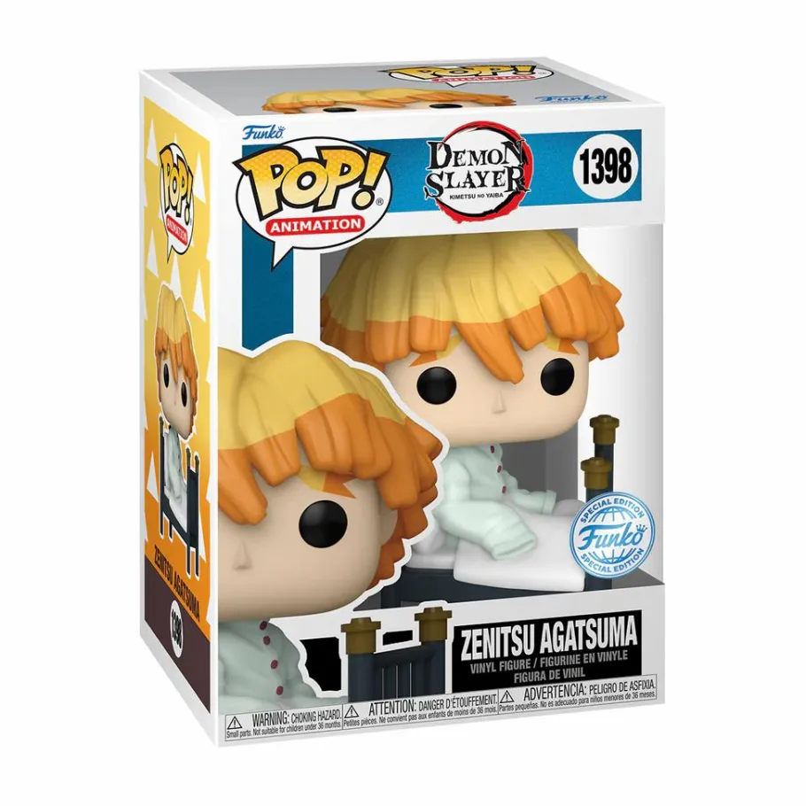 Standard Pop!>Demon Slayer - Zenitsu Agatsuma Recovering Pop! Vinyl Figure