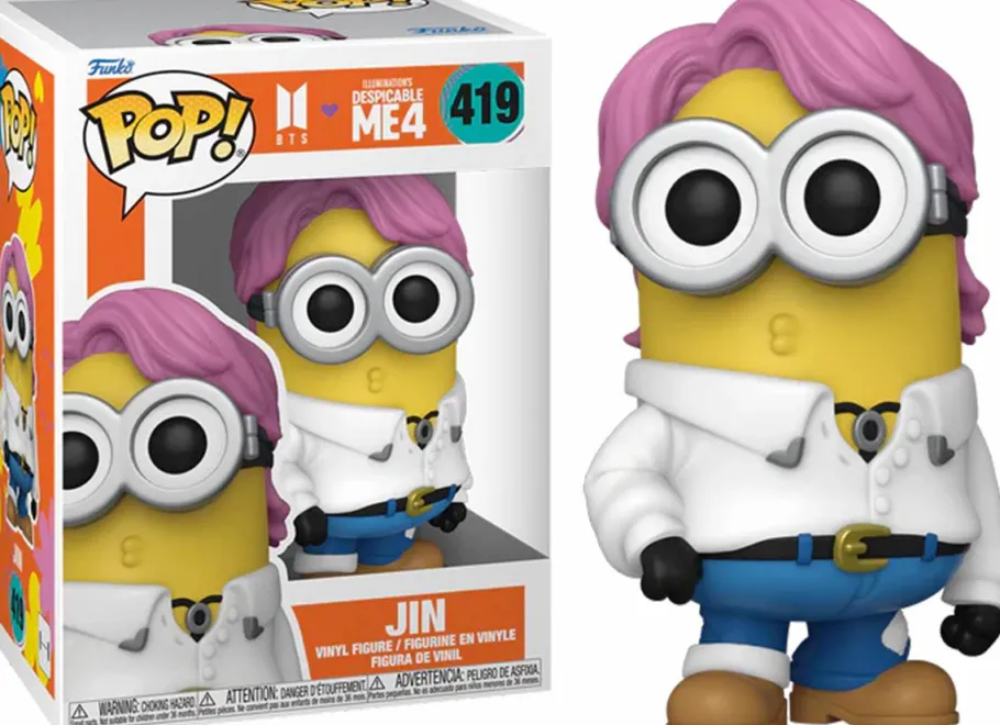 Standard Pop!>BTS Despicable Me 4 x - Jin Minion Pop! Vinyl Figure