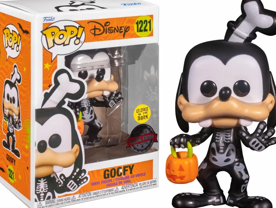 Standard Pop!>Disney - Goofy as Skeleton Halloween Glow in the Dark Pop! Vinyl Figure