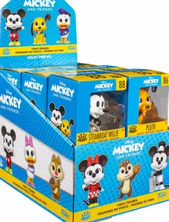 Designer Vinyl>Disney - Mickey and Friends 3” Scale Mini Vinyl Figure (Display of 12)