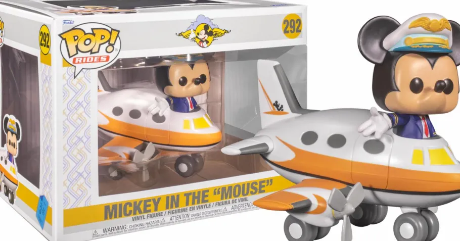 Pop! Rides & Town>Disney - Mickey in the “Mouse” Plane Pop! Rides Vinyl Figure