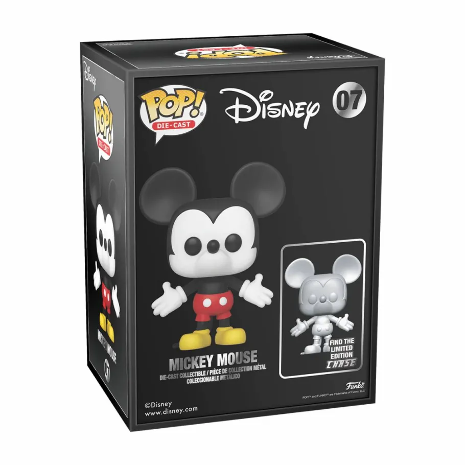 Die-Cast Figures>Mickey Mouse Disney - Diecast Metal Pop! Vinyl Figure (Funko / Popcultcha Exclusive)