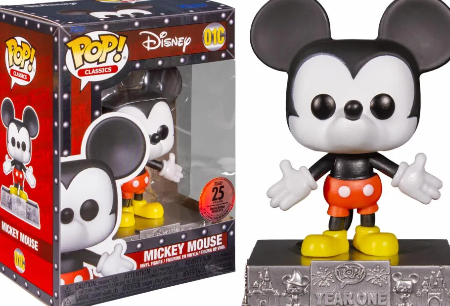 Designer Vinyl>Mickey Mouse Disney - 25th Anniversary Pop! Classics Vinyl Figure (Funko / Popcultcha Exclusive)