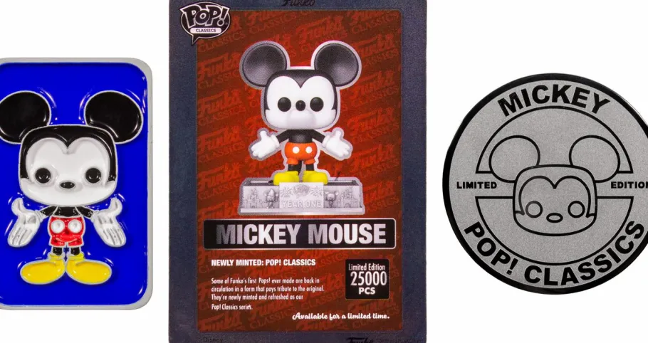 Designer Vinyl>Mickey Mouse Disney - 25th Anniversary Pop! Classics Vinyl Figure (Funko / Popcultcha Exclusive)