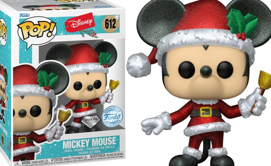 Standard Pop!>Disney : Holiday - Mickey Mouse Diamond Glitter Pop! Vinyl Figure