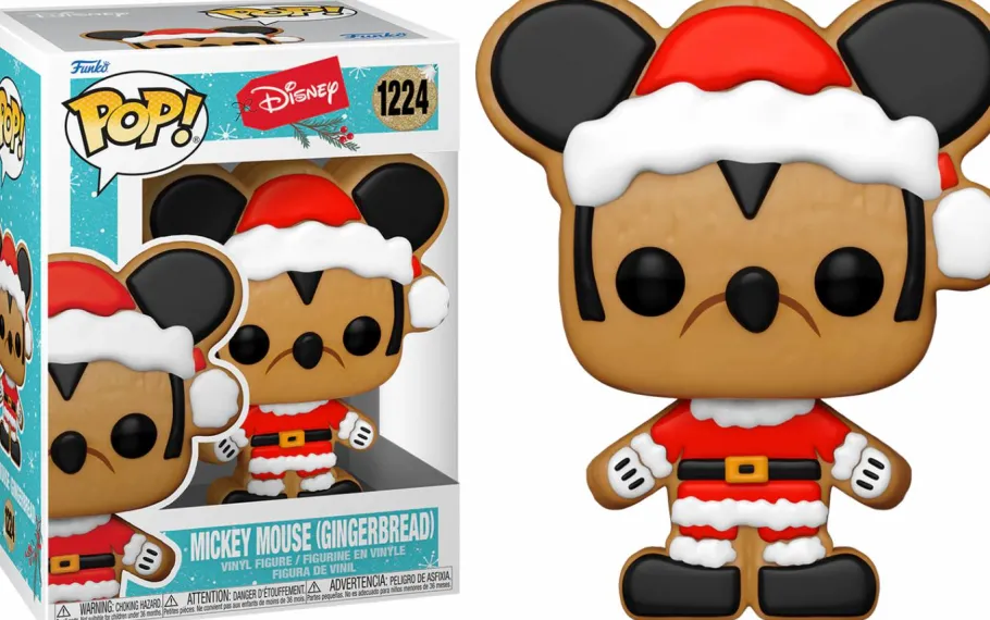 Standard Pop!>Disney : Holiday - Santa Mickey Mouse Gingerbread Man Pop! Vinyl Figure