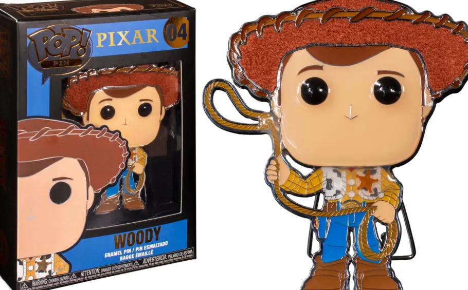 Pop! Home & Accessories>Disney Pixar - Series 01 4” Pop! Enamel Pin Assortment (Sealed Display of 12)