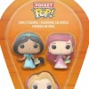 Pop! Keychains>Disney Princess - Jasmine, Rapunzel & Ariel Pocket Pop! 3-Pack