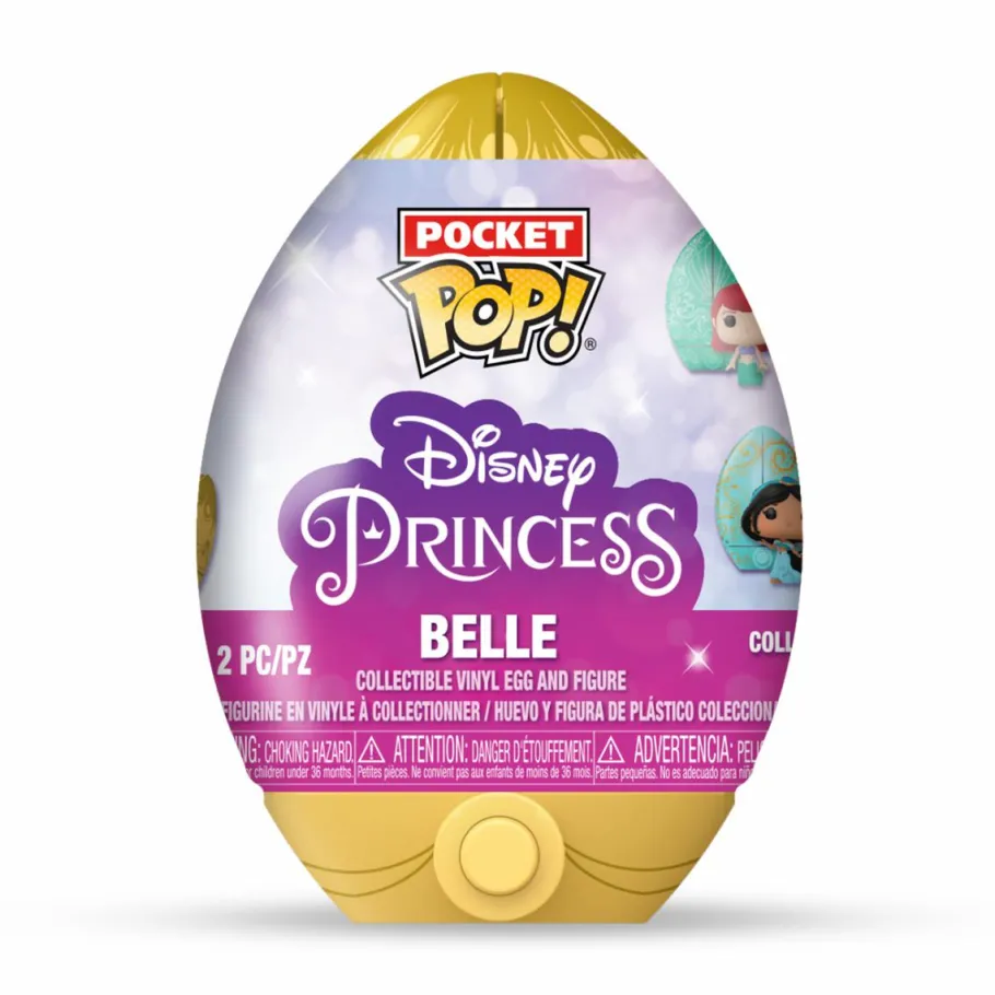 Designer Vinyl>Disney Princess - Pocket Pop! Vinyl Figure in Easter Egg (Mystery Single Unit)