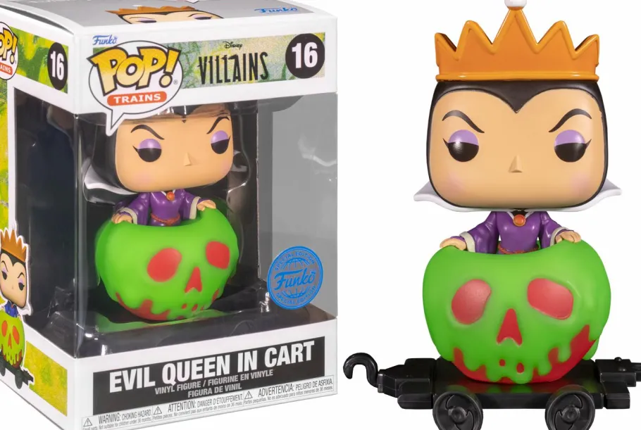 Pop! Bundles>Disney Villains - Train Engine & Carts Pop! Vinyl Figure Bundle (Funko / Popcultcha Exclusive) (Set of 5)