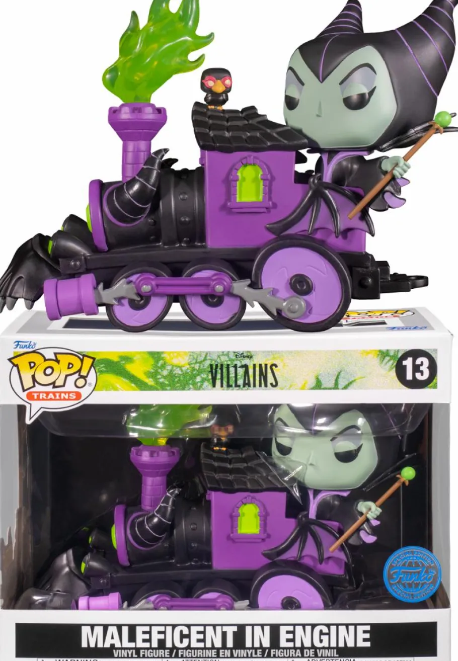 Pop! Bundles>Disney Villains - Train Engine & Carts Pop! Vinyl Figure Bundle (Funko / Popcultcha Exclusive) (Set of 5)