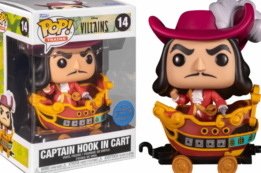 Pop! Bundles>Disney Villains - Train Engine & Carts Pop! Vinyl Figure Bundle (Funko / Popcultcha Exclusive) (Set of 5)