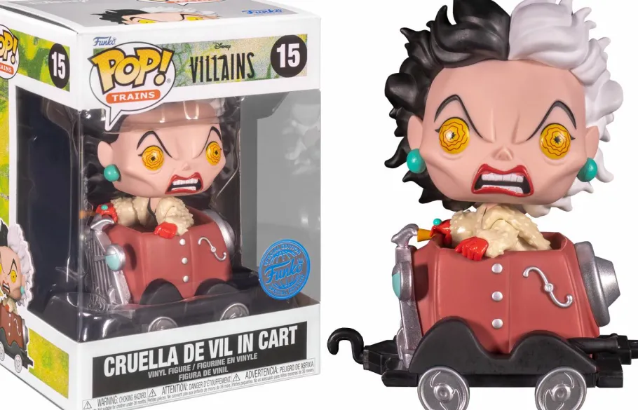 Pop! Bundles>Disney Villains - Train Engine & Carts Pop! Vinyl Figure Bundle (Funko / Popcultcha Exclusive) (Set of 5)