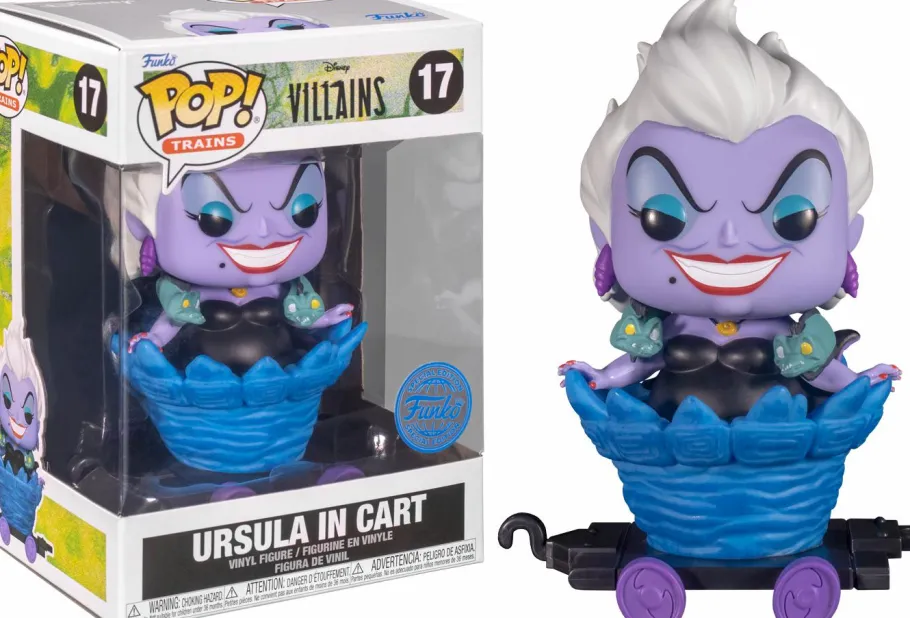 Pop! Bundles>Disney Villains - Train Engine & Carts Pop! Vinyl Figure Bundle (Funko / Popcultcha Exclusive) (Set of 5)