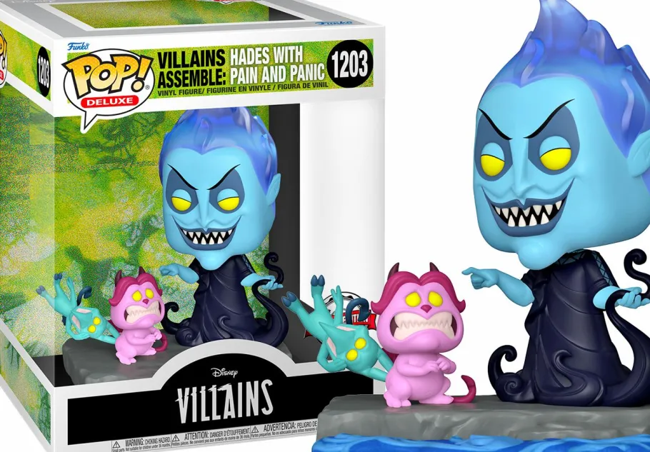 Pop! Deluxe>Disney Villains Assemble - Hades with Pain & Panic Deluxe Diorama Pop! Vinyl Figure