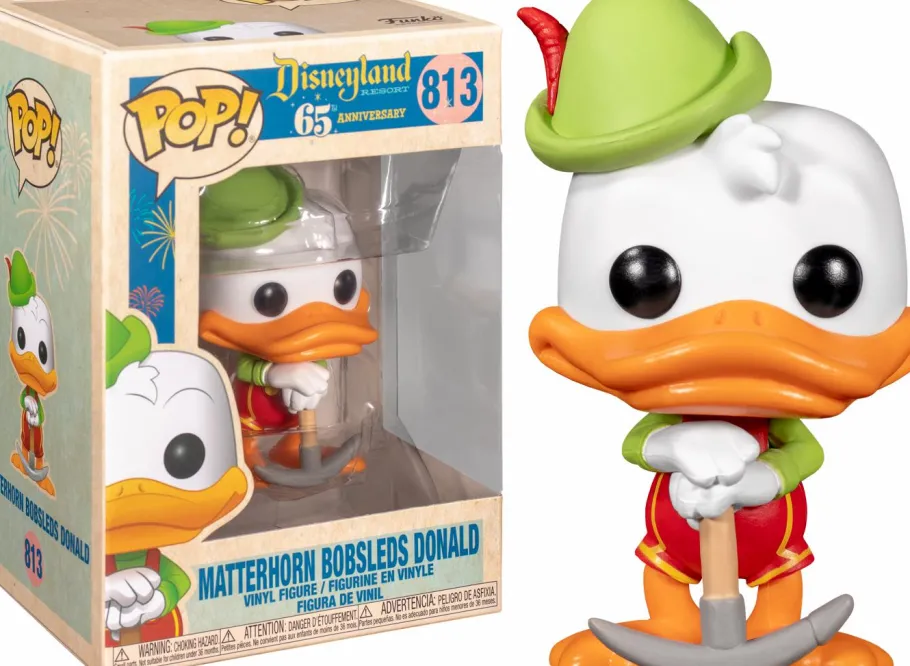 Standard Pop!>Disney land: 65th Anniversary - Matterhorn Bobsleds Donald Duck Pop! Vinyl Figure