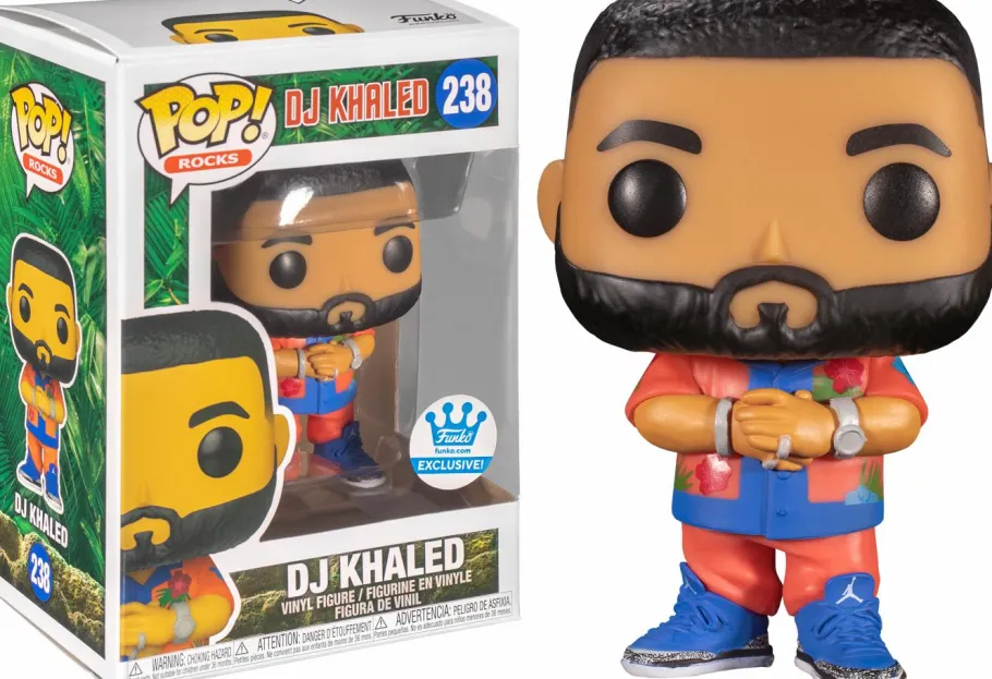 Standard Pop!>DJ Khaled - with Orange Outfit Pop! Vinyl Figure (Funko Popcultcha Exclusive)