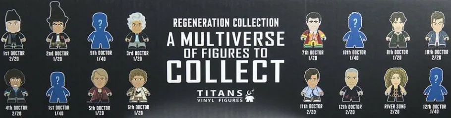 Blind Box>Doctor Who - Regeneration Collection Titan Vinyl Mini Figures Sinlge Blind Box
