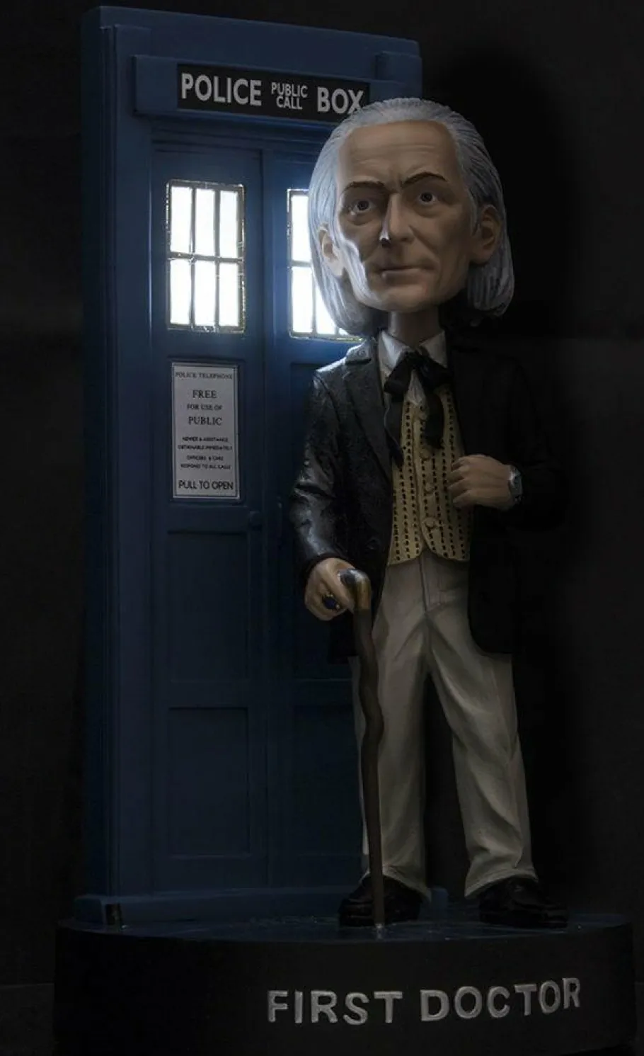 Bobble-Heads>Doctor Who - 1st Doctor William Hartnell Light Up Bobble Head (Int Sales Only)