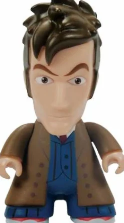 Designer Vinyl>Doctor Who - Titans 10th Doctor with Brown Trench Coat 6.5" Vinyl Figure