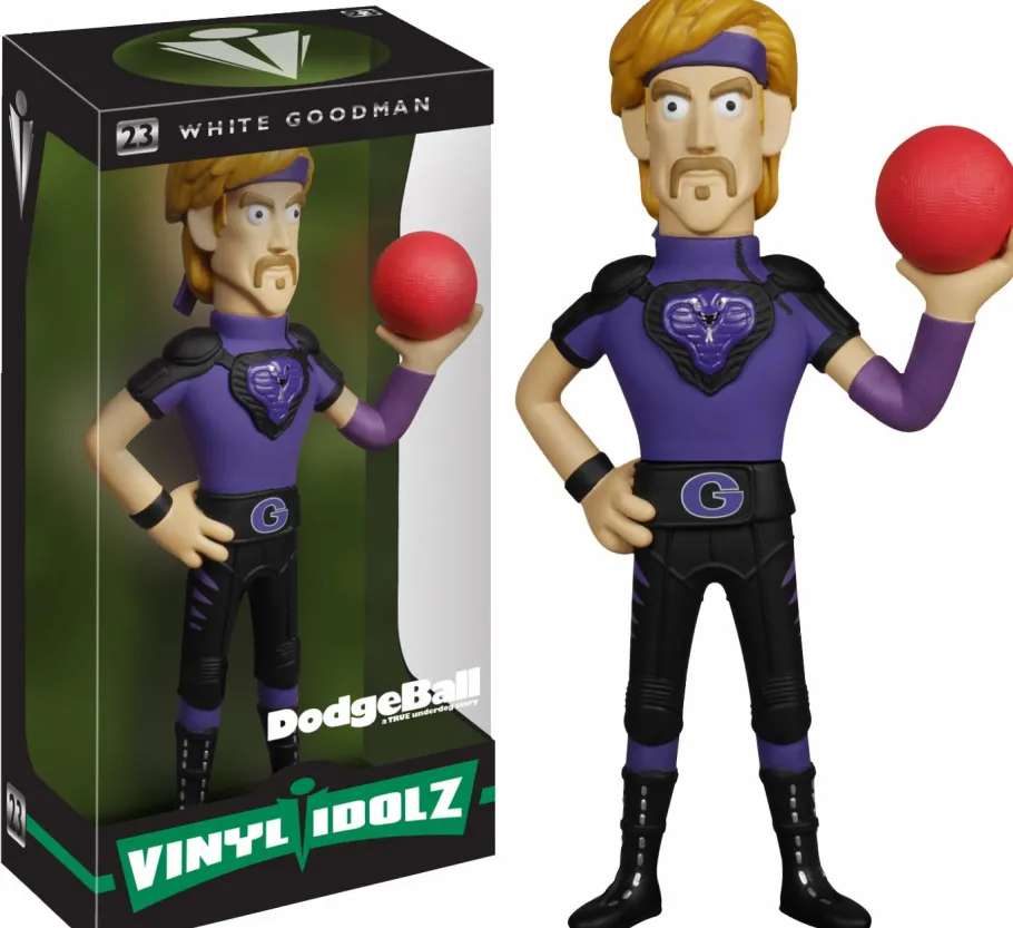 Designer Vinyl>Dodgeball - White Goodman 8" Vinyl Idolz Figure