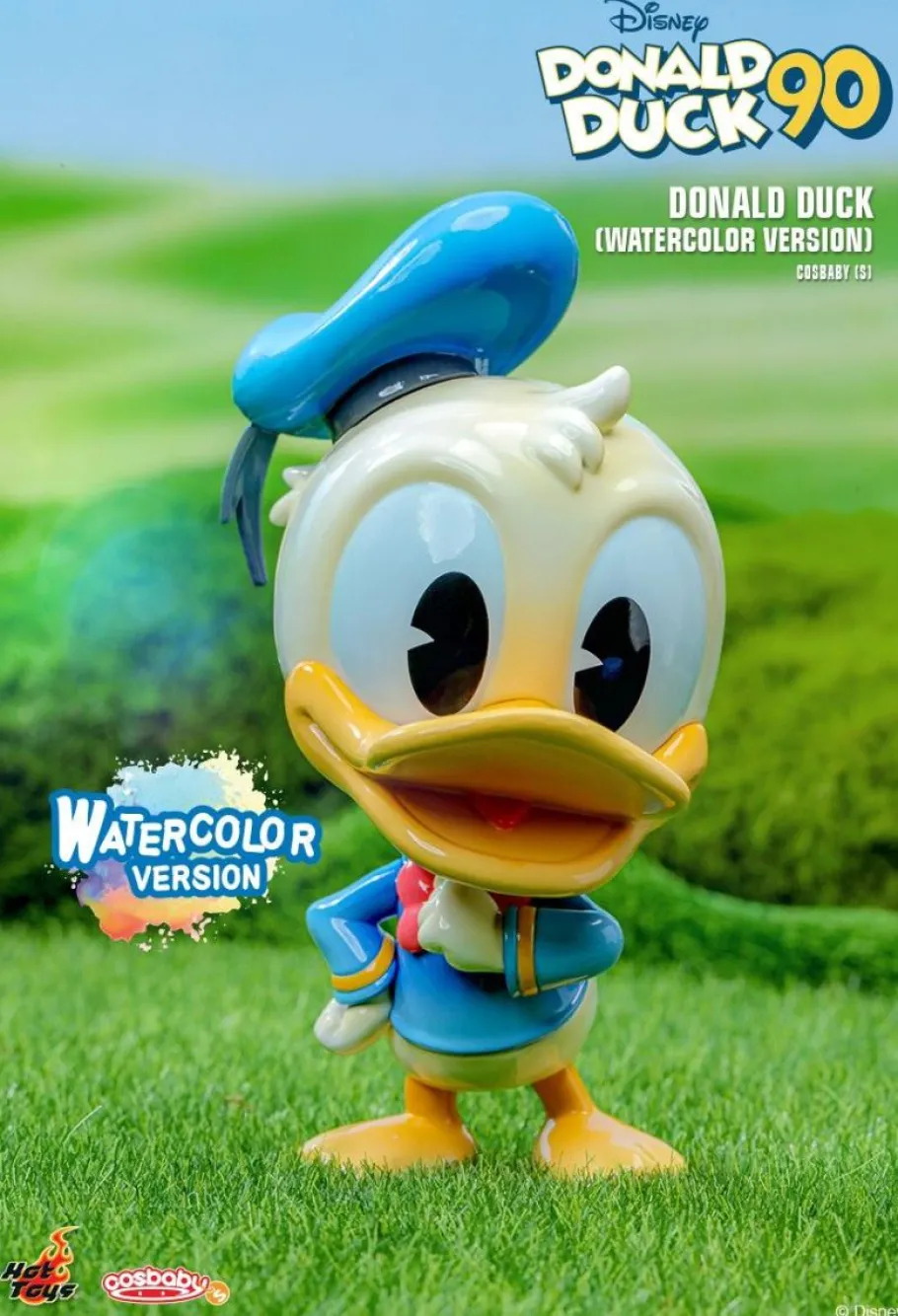 Cosbaby>Disney Donald Duck - Donald Duck (Watercolour Version) 90th Anniversary Cosbaby (S) Hot Toys Figure