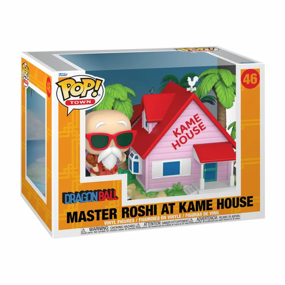 Pop! Rides & Town>Dragon Ball - Master Roshi at Kame House Pop! Town Vinyl Figure