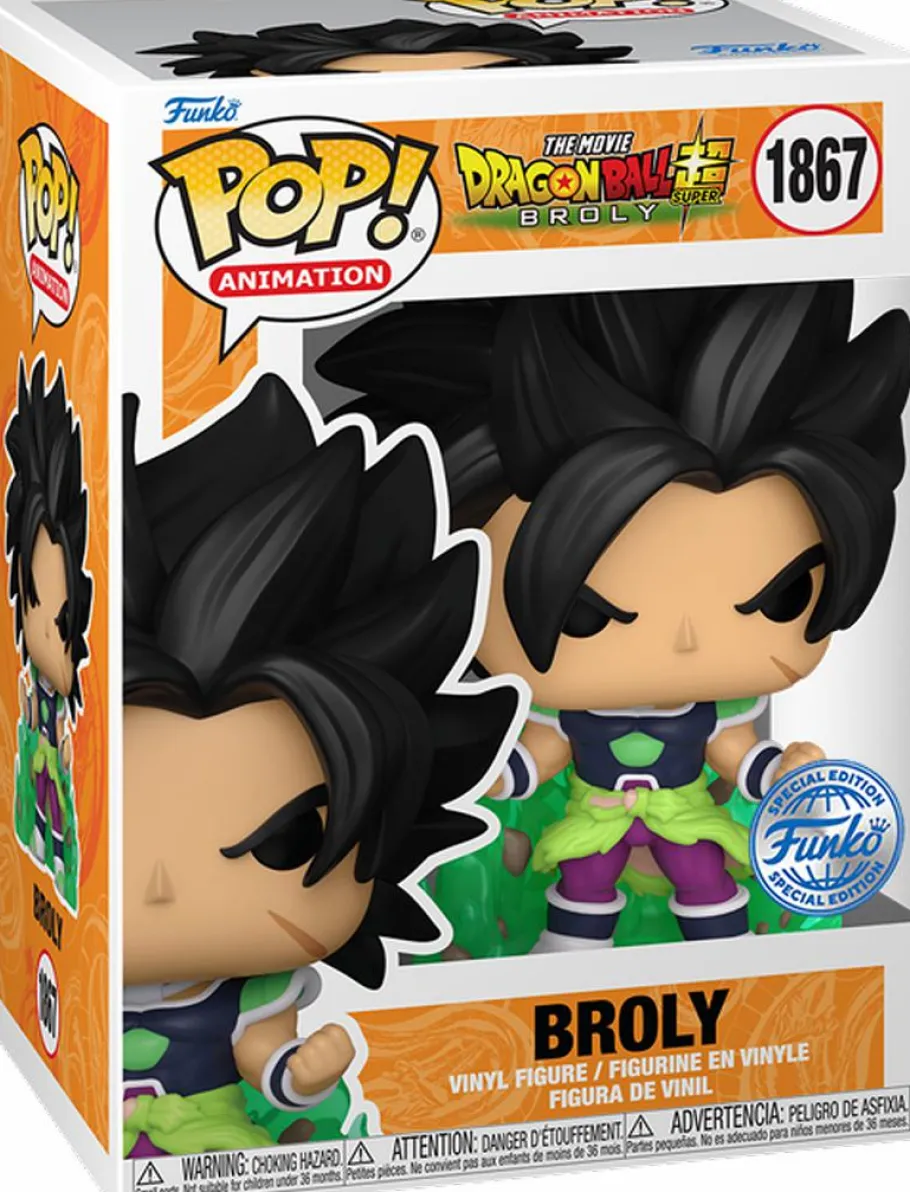 Standard Pop!>Dragon Ball Super: Broly - Broly (Green Energy) Pop! Vinyl Figure (Popcultcha Exclusive)