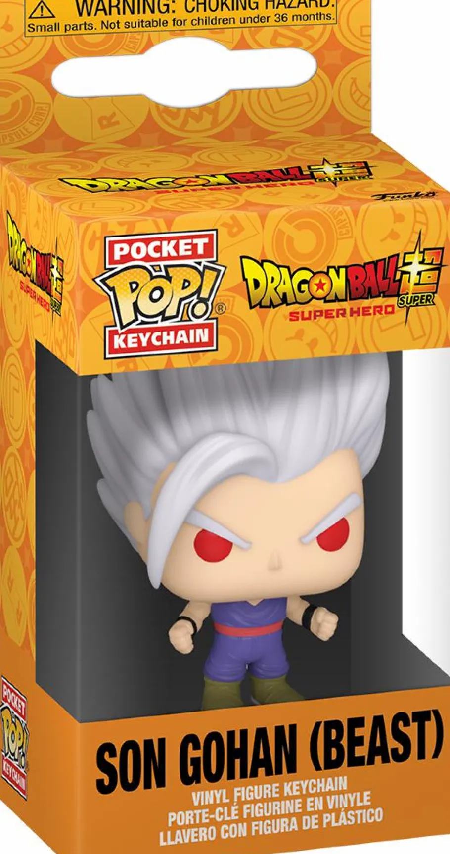 Pop! Keychains>Dragon Ball Super: Super Hero - Son Gohan (Beast) Pocket Pop! Keychain