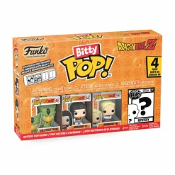 Pop! Bundles>Dragon Ball Z - Cell (First Form), Android 17, Android 18 & Mystery Bitty Pop! Vinyl Figure 4-Pack