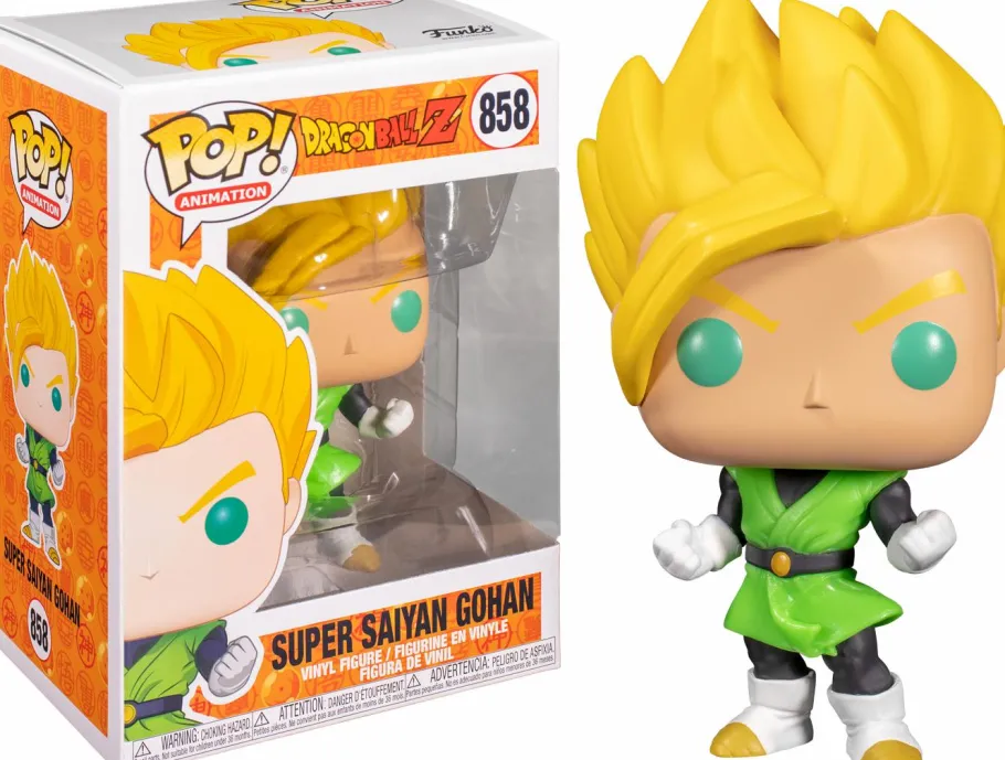 Standard Pop!>Dragon Ball Z - Super Saiyan Gohan in Green Suit Pop! Vinyl Figure