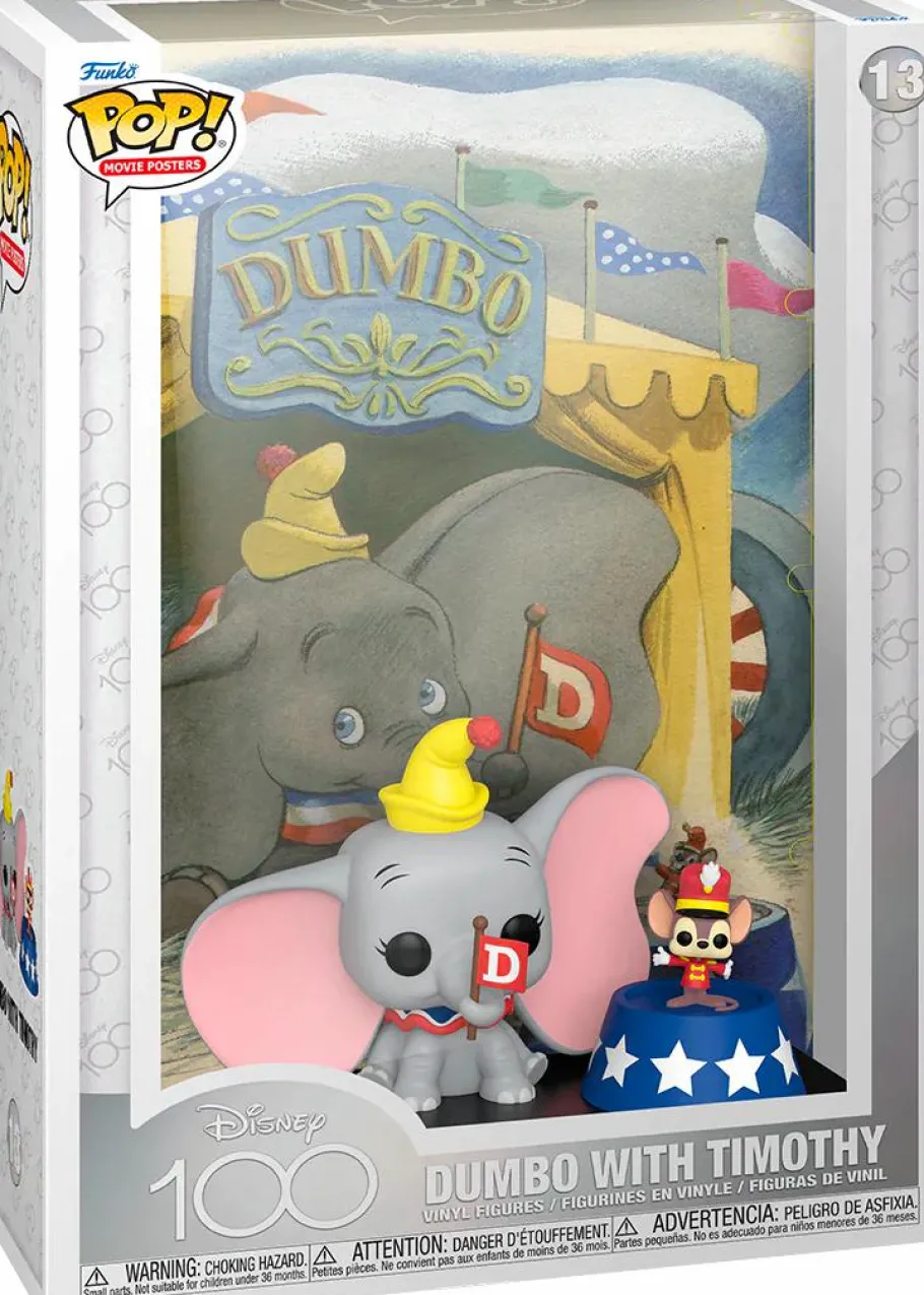 Pop! Covers>Dumbo (1941) - with Timothy Disney 100th Pop! Movie Posters Vinyl Figure